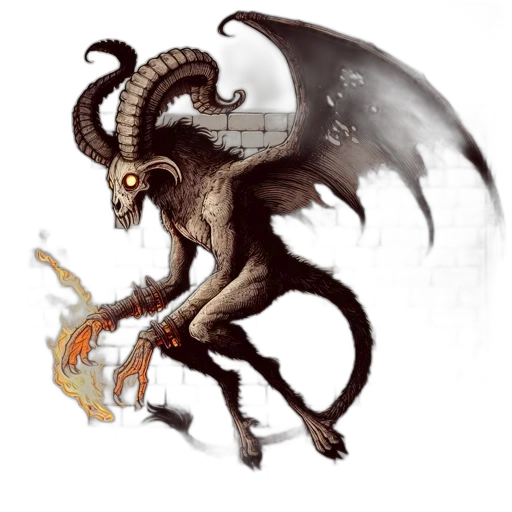 dragon, creature, staff, concept art transparent PNG cut-out