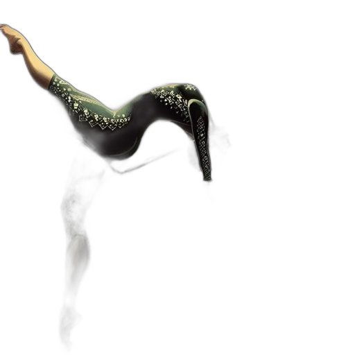dragon, creature, mask, staff transparent PNG cut-out