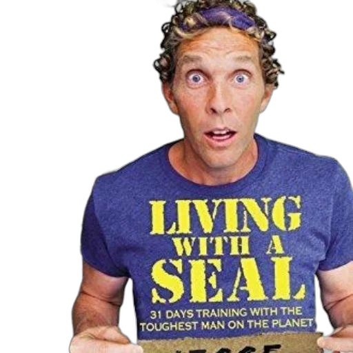 man, blue, t-shirt, text transparent PNG cut-out