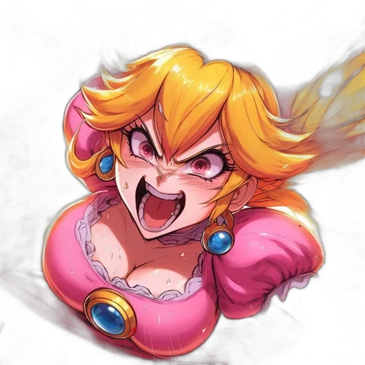 face, crown, concept art, watercolor transparent PNG cut-out