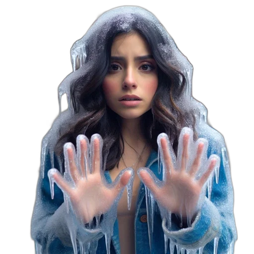 jacket, hair, creature, face transparent PNG cut-out