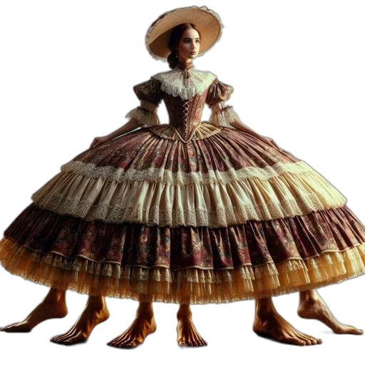 dress, hat, furniture, shoes transparent PNG cut-out