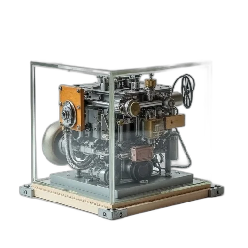 robot, 3d render, machine, has transparent PNG cut-out