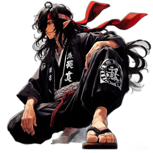 staff, concept art, anime, photorealistic transparent PNG cut-out