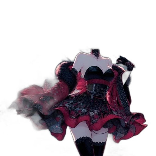 dress, mask, crown, flower transparent PNG cut-out