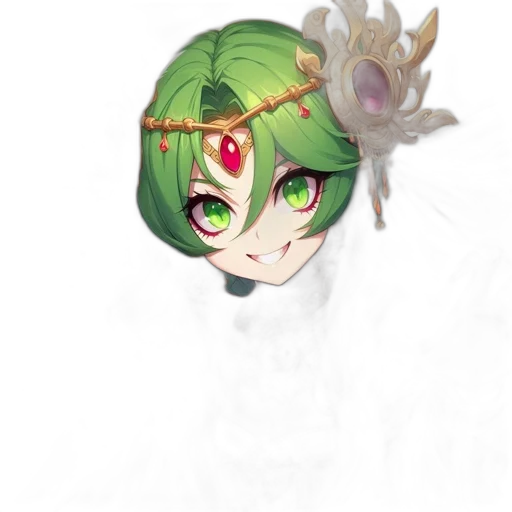 mask, staff, crown, dragon transparent PNG cut-out