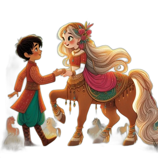 concept art, fantasy art, watercolor, cartoon transparent PNG cut-out