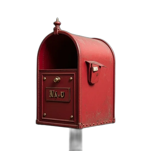 3d render, photorealistic, concept art, mail transparent PNG cut-out