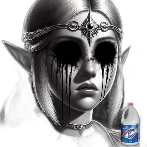 mask, bottle, face, creature transparent PNG cut-out