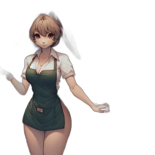 staff, dress, weapon, robot transparent PNG cut-out