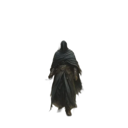 jacket, staff, mask, hair transparent PNG cut-out