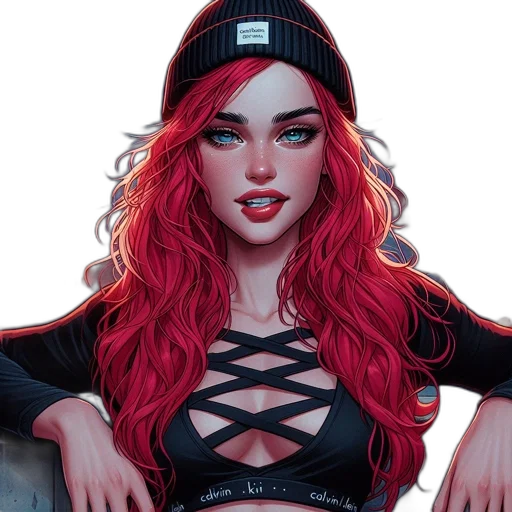 jacket, comic book art, fantasy art, cyberpunk transparent PNG cut-out