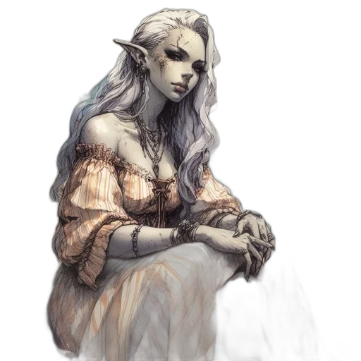dress, dragon, face, creature transparent PNG cut-out