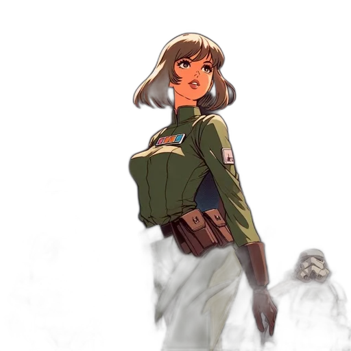 jacket, weapon, staff, concept art transparent PNG cut-out