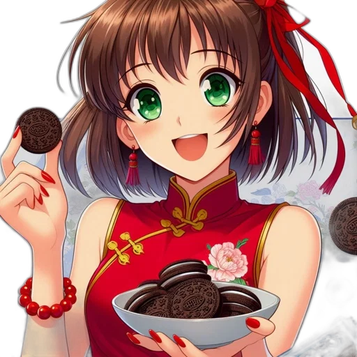food, staff, anime, pixel art transparent PNG cut-out