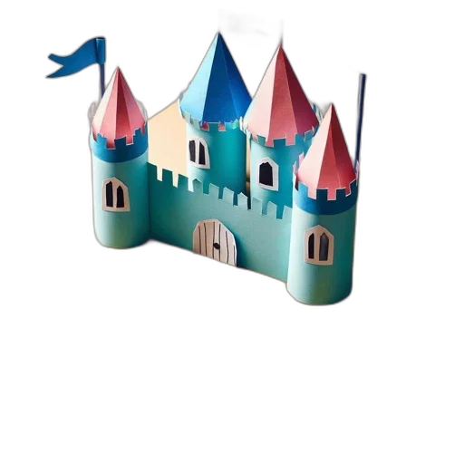 building, crown, 3d render, concept art transparent PNG cut-out