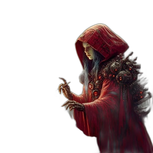 mask, creature, weapon, jacket transparent PNG cut-out