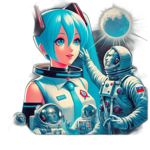 robot, staff, concept art, comic book art transparent PNG cut-out