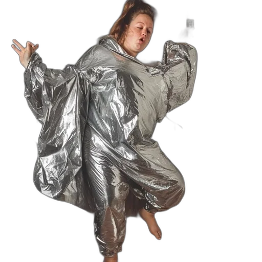 jacket, creature, dress, umbrella transparent PNG cut-out