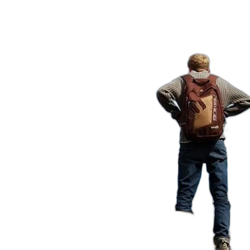 jacket, staff, animal, shoes transparent PNG cut-out
