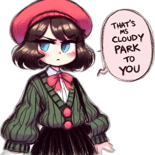 hat, jacket, creature, umbrella transparent PNG cut-out