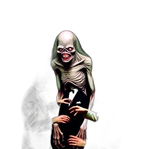 creature, staff, mask, robot transparent PNG cut-out
