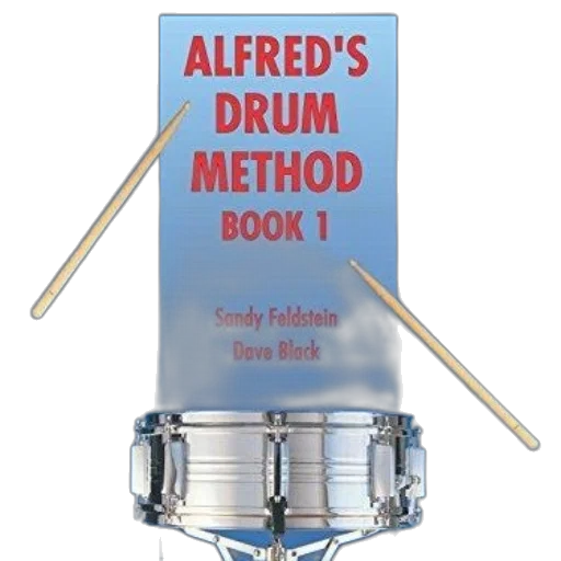 alfred, drum, method, book transparent PNG cut-out