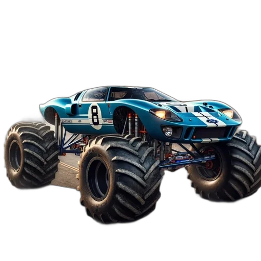 car, robot, creature, weapon transparent PNG cut-out