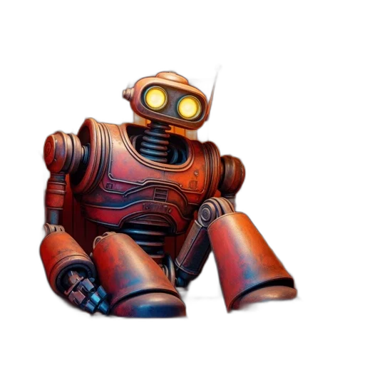 robot, staff, weapon, animal transparent PNG cut-out