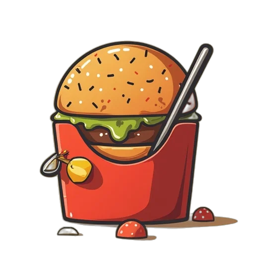 food, weapon, pixel art, concept art transparent PNG cut-out