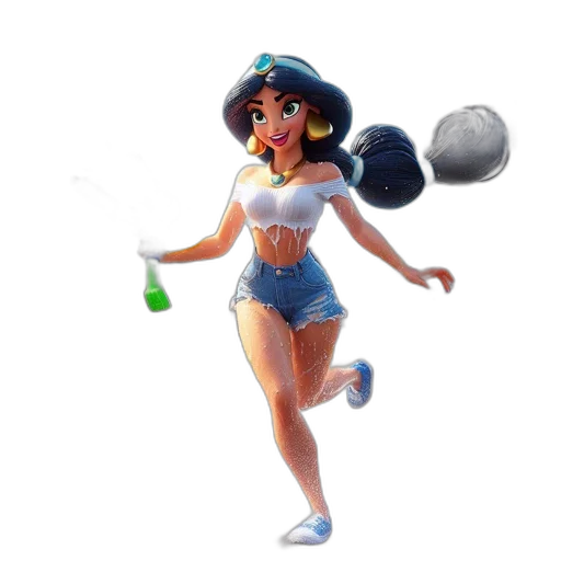 staff, concept art, fantasy art, 3d render transparent PNG cut-out