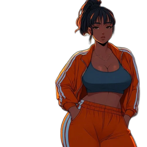 jacket, dress, staff, anime transparent PNG cut-out