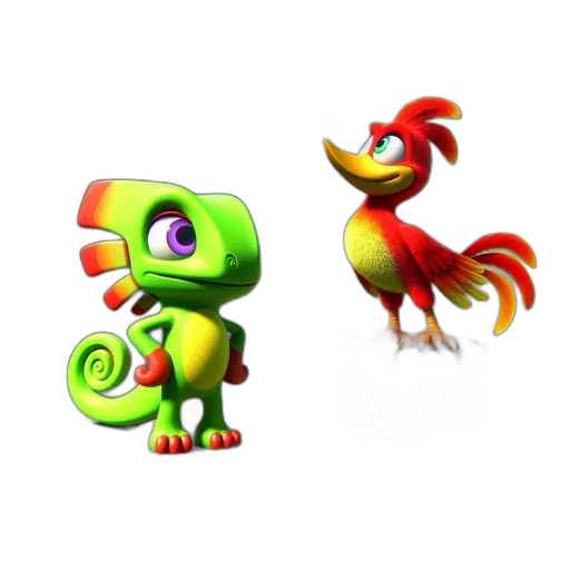 dragon, animal, creature, staff transparent PNG cut-out