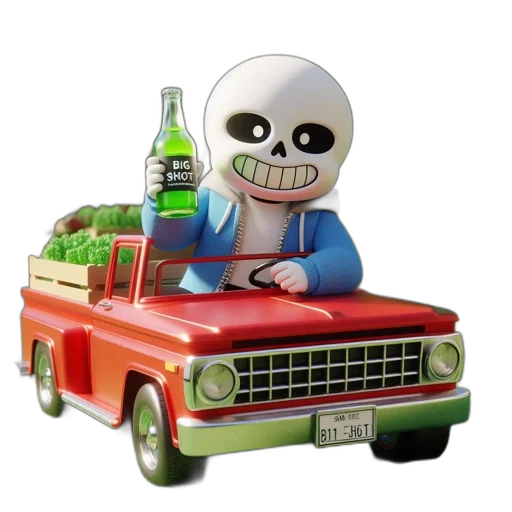 car, robot, bottle, concept art transparent PNG cut-out
