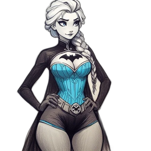 dress, staff, concept art, comic book art transparent PNG cut-out