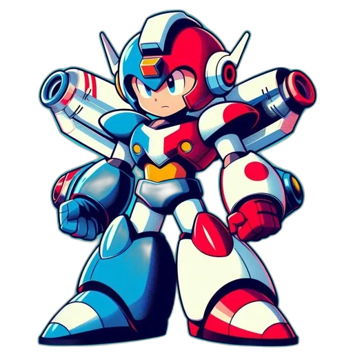 robot, weapon, pixel art, concept art transparent PNG cut-out