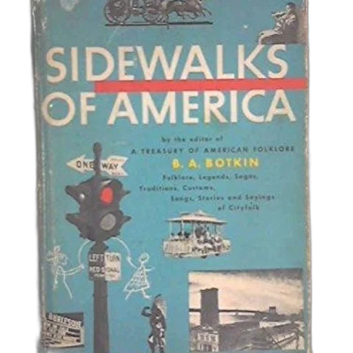cover, sidewalks, america, botkin transparent PNG cut-out