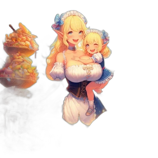 fantasy art, concept art, pixel art, watercolor transparent PNG cut-out
