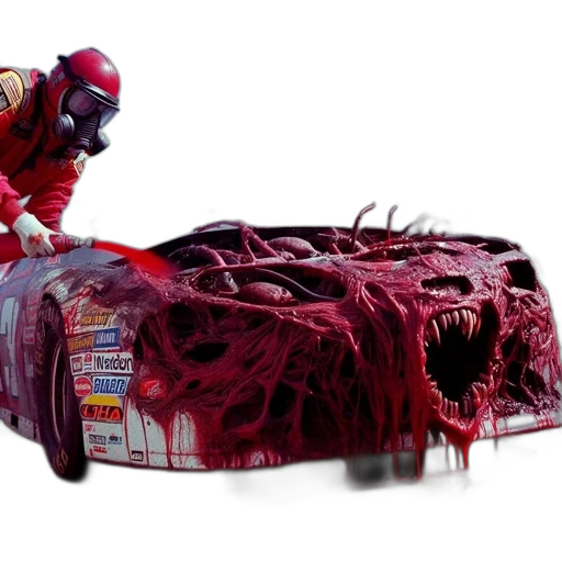 car, creature, animal, hair transparent PNG cut-out