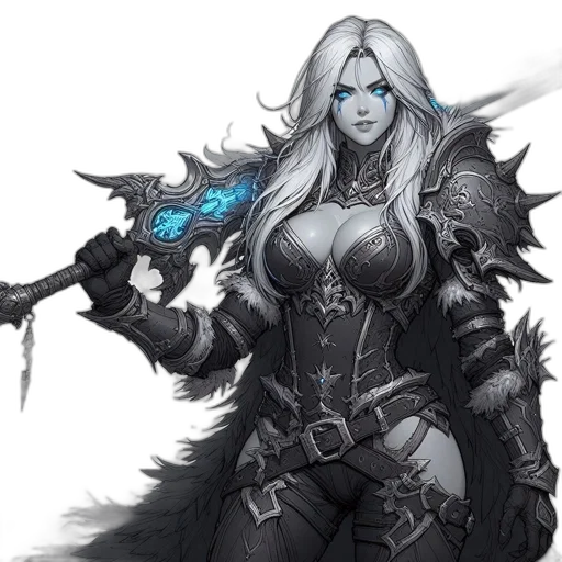 fantasy art, concept art, comic book art, pixel art transparent PNG cut-out