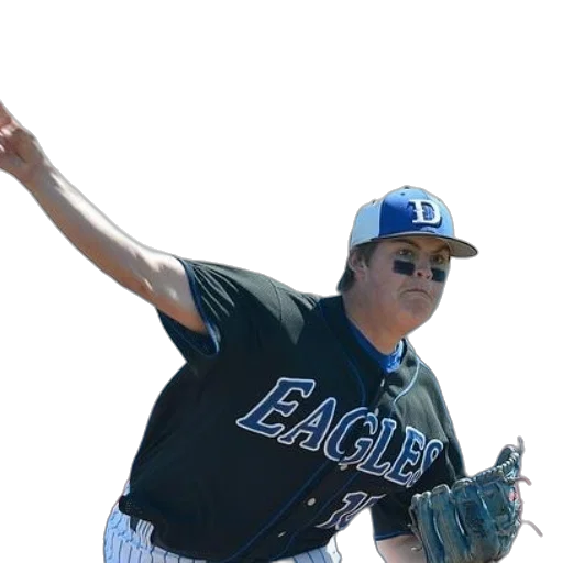 baseball, player, wearing, eagles transparent PNG cut-out