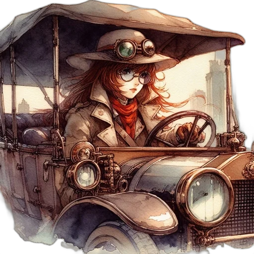 car, hat, weapon, robot transparent PNG cut-out