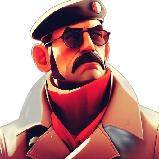 jacket, face, staff, hat transparent PNG cut-out
