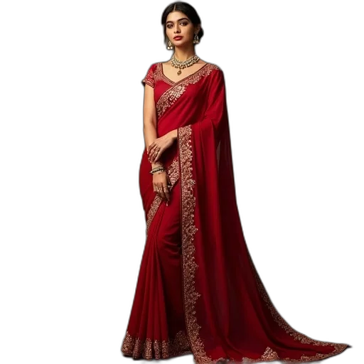 dress, jewelry, red, deep transparent PNG cut-out