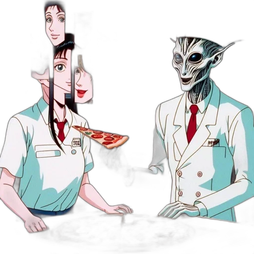 staff, mask, creature, concept art transparent PNG cut-out
