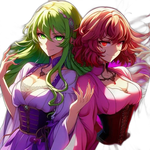 concept art, anime, fantasy art, pixel art transparent PNG cut-out