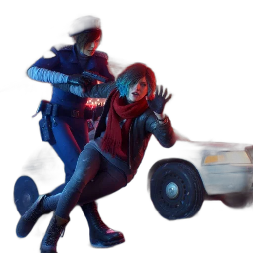 car, weapon, jacket, concept art transparent PNG cut-out