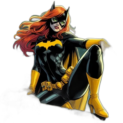 comic book art, concept art, cartoon, golden transparent PNG cut-out