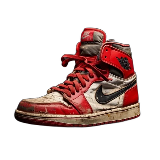 shoes, weapon, 3d render, photorealistic transparent PNG cut-out
