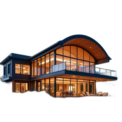 building, furniture, 3d render, concept art transparent PNG cut-out